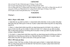 Nghị định 111/2009/NĐ-CP xử phạt vi phạm hành chính trong lĩnh vực năng lượng nguyên tử