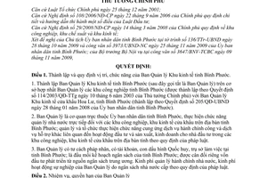 Quyết định 2070/QĐ-TTg thành lập Ban Quản lý Khu kinh tế tỉnh Bình Phước