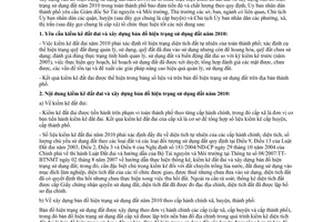 Chỉ thị 22/2009/CT-UBND kiểm kê đất đai xây dựng bản đồ hiện trạng sử dụng đất năm 2010