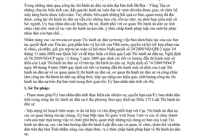 Chỉ thị 25/2009/CT-UBND triển khai thực hiện Luật Thi hành án dân sự Bà Rịa