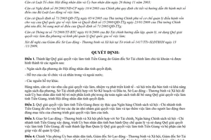 Quyết định 4691/QĐ-UBND năm 2009 thành lập Quỹ giải quyết việc làm tỉnh Tiền Gia