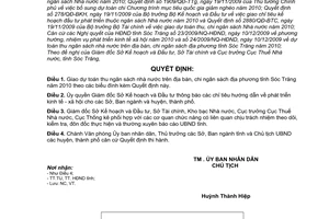 Quyết định 45/2009/QĐ-UBND giao dự toán thu ngân sách nhà nước