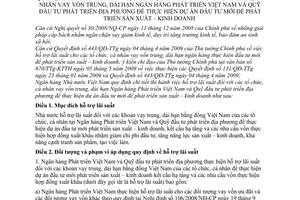 Thông tư 24/2009/TT-NHNN quy định chi tiết thi hành hỗ trợ lãi suất tổ chức, cá nhân vay vốn trung, dài hạn ngân hàng phát triển Việt
