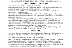 Quyết định 3799/2009/QĐ-UBND bồi thường hỗ trợ  tái định cư khi nhà nước thu hồi đất để thực hiện dự án Bệnh viện đa khoa tỉnh