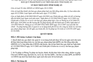Quyết định 112/2009/QĐ-UBND quản lý sử dụng kinh phí hỗ trợ kiểm tra văn bản Nghệ An