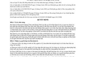 Quyết định 4086/QĐ-UBND năm 2009 cơ cấu tổ chức của Ban quản lý Khu kinh tế