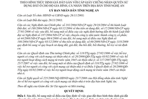 Quyết định 113/2009/QĐ-UBND sửa đổi Quyết định 100/2009/QĐ-UBND Nghệ An