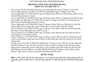 Nghị quyết 43/2009/NQ-HĐND7  chế độ thu nộp quản lý sử dụng lệ phí