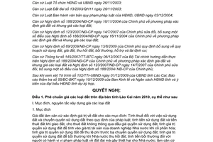 Nghị quyết 21/2009/NQ-HĐND giá các loại đất 2010 Lào Cai