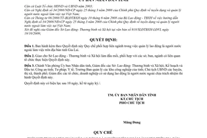 Quyết định 37/2009/QĐ-UBND Quy chế phối hợp trong quản lý lao động là người nước ngoài làm việc trên địa bàn tỉnh Gia Lai