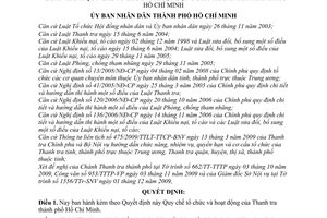 Quyết định 96/2009/QĐ-UBND Quy chế tổ chức hoạt động Thanh tra thành phố Hồ Chí Minh