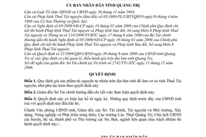 Quyết định 2663/QĐ-UBND giá sản phẩm tài nguyên tự nhiên trên địa bàn tỉnh cơ sở tính thuế tài nguyên