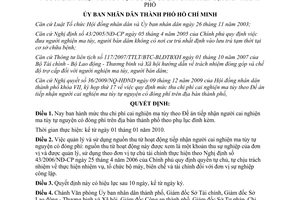 Quyết định 104/2009/QĐ-UBND mức thu chi phí cai nghiện ma túy theo Đề án