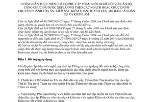 Thông tư liên tịch 04/2009/TTLT-BNV-BTC hướng dẫn thực hiện chế độ phụ cấp thâm niên nghề cán bộ, công chức đã được xếp lương theo các ngạch