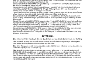 Quyết định 35/2009/QĐ-UBND giá các loại đất trên địa bàn thành phố Đà Nẵng