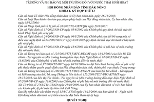 Nghị quyết 14/2009/NQ-HĐND thu lệ phí cấp giấy phép lao động người nước ngoài