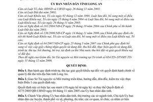 Quyết định 83/2009/QĐ-UBND  trình tự, thủ tục giải quyết khiếu nại quyết định hành chính quản lý đất đai