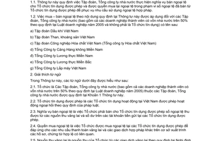 Thông tư 26/2009/TT-NHNN  mua bán ngoại tệ Tập đoàn, Tổng công ty nhà nước