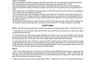 Quyết định 81/2009/QĐ-UBND công bố bộ thủ tục hành chính cấp tỉnh