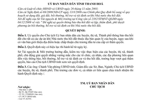 Quyết định 4729/QĐ-UBND uỷ quyền thông báo thu hồi đất