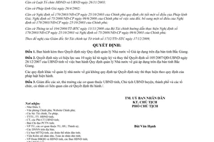 Quyết định 151/2009/QĐ-UBND quản lý Nhà nước về Giá