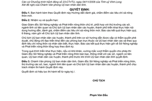 Quyết định 2966/QĐ-UBND Hướng dẫn đánh giá, chấm điểm