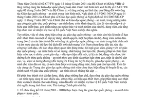 Chỉ thị 2009/CT-TTg tổng kết 10 năm thực hiện công tác giáo dục quốc phòng - an ninh (2001 - 2010)