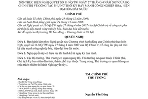 Nghị quyết 57/NQ-CP chương trình hành động chính phủ giai đoạn đến năm 2020