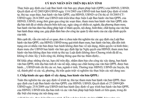 Chỉ thị 09/2009/CT-UBND xây dựng ban hành văn bản quy phạm pháp luật Đắk Lắk