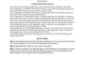 Quyết định 21/2009/QĐ-UBND Quy chế phối hợp xử lý vi phạm hành chính trên lĩnh vực trật tự lòng đường, vỉa hè; vệ sinh môi trường