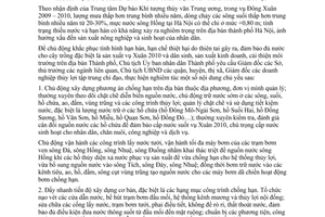 Chỉ thị 32/CT-UBND giải pháp đảm bảo nguồn nước phục vụ sản xuất vụ đông xuân 2009 – 2010