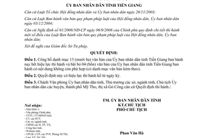 Quyết định 4503/QĐ-UBND năm 2009  danh mục văn bản hết hiệu lực Tiền Giang