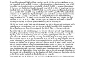 Chỉ thị 11/2009/CT-UBND  tăng cường công tác tiếp dân, giải quyết khiếu nại, tố cáo