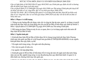 Thông tư liên tịch 233/2009/TTLT-BTC-BYT hướng dẫn quản lý sử dụng kinh phí đề án kiểm soát dân số các vùng biển, đảo ven biển giai đoạn  2009-2020