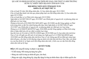 Nghị quyết 14/2009/NQ-HĐND sửa đổi Nghị quyết 11/2008/NQ-HĐND thông qua Đề án định giá rừng (tạm thời) để giao, cho thuê bồi thường rừng tự nhiên