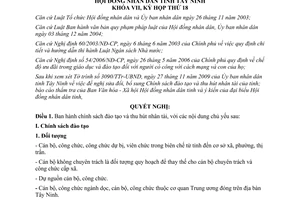 Nghị quyết 27/2009/NQ-HĐND chính sách đào tạo thu hút nhân tài