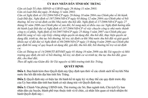 Quyết định 44/2009/QĐ-UBND Quy định tạm thời các chính sách hỗ trợ khi Nhà nước thu hồi đất trên địa bàn tỉnh Sóc Trăng