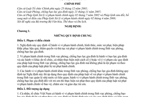 Nghị định 110/2009/NĐ-CP xử phạt vi phạm hành chính trong lĩnh vực phòng, chống bạo lực gia đình