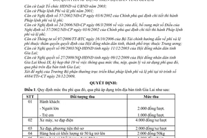 Quyết định 63/2009/QĐ-UBND mức thu, chế độ thu, nộp, quản lý sử dụng phí qua đò, qua phà áp dụng trên địa bàn tỉnh Gia Lai