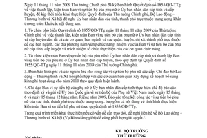 Công văn 4598/LĐTBXH-BĐG triển khai thực hiện Quyết định 1855/QĐ-TTg thành lập, kiện toàn Ban vì sự tiến bộ của phụ nữ