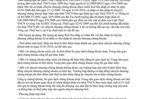 Công văn 5050/TCT-TNCN triển khai thu thuế thu nhập cá nhân thu nhập từ chuyển nhượng chứng khoán