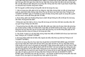 Công văn 8980/TNMT-TTĐK thống nhất thực hiện quy định mới khi cấp Giấy chứng nhận nhà đất tài sản gắn liền đất; đăng ký biến động