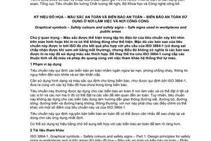 Tiêu chuẩn quốc gia TCVN 8092:2009 (ISO 7010:2003) về Ký hiệu đồ họa - Màu sắc an toàn và biển báo an toàn - Biển báo an toàn sử dụng ở nơi làm việc và nơi công cộng