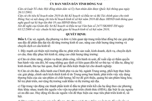 Quyết định 84/2009/QĐ-UBND chủ trương biện pháp điều hành kế hoạch kinh tế - xã hội dự toán ngân sách nhà nước năm 2010