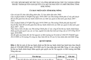 Quyết định 83/QĐ-UBND  bãi bỏ thủ tục công bố bổ sung thủ tục hành chính