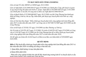 Quyết định 118/QĐ-UBND năm 2010 quy hoạch phát triển công nghiệp Lâm Đồng