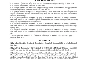 Quyết định 03/2010/QĐ-UBND chính sách ưu đãi đầu tư trên địa bàn tỉnh Bến Tre