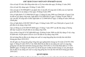 Quyết định 282/QĐ-UBND 2010 đầu tư xây dựng sản xuất cung ứng giống lúa Kiên Giang