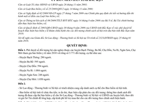 Quyết định 221/QĐ-UBND năm 2010 phê duyệt đối tượng hộ cận nghèo thuộc huyện Bạc