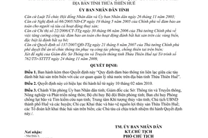 Quyết định 06/2010/QĐ-UBND đảm bảo thông tin liên lạc giữa các tàu đánh bắt hải sản trên biển các cơ quan quản lý nhà nước